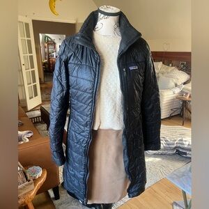 Patagonia Women's Black Long Puffer Coat